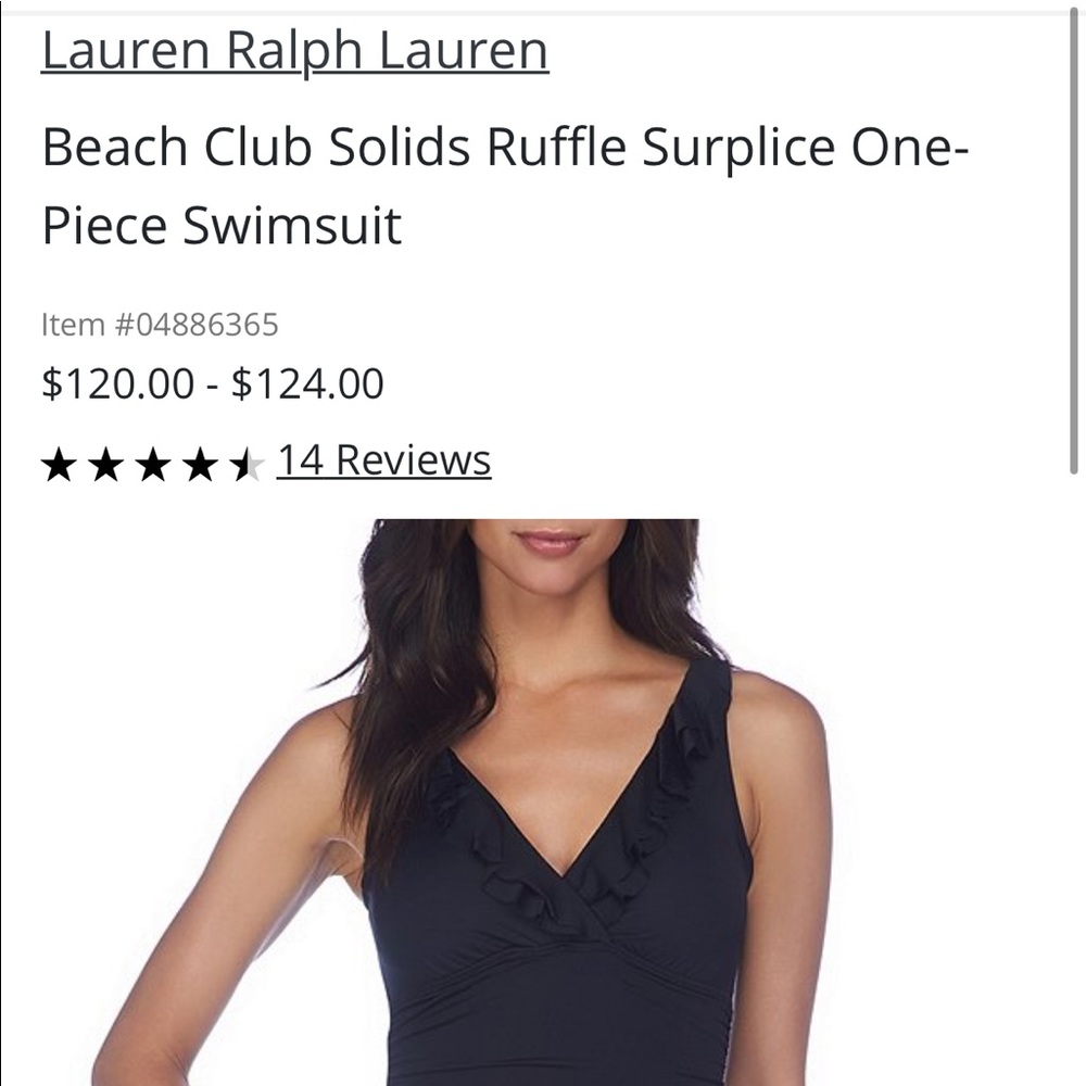 RL BLACK ONE PIECE